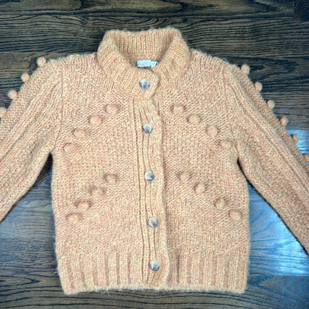 Feherty Alpaca Pom Pom Cardigan Size Small